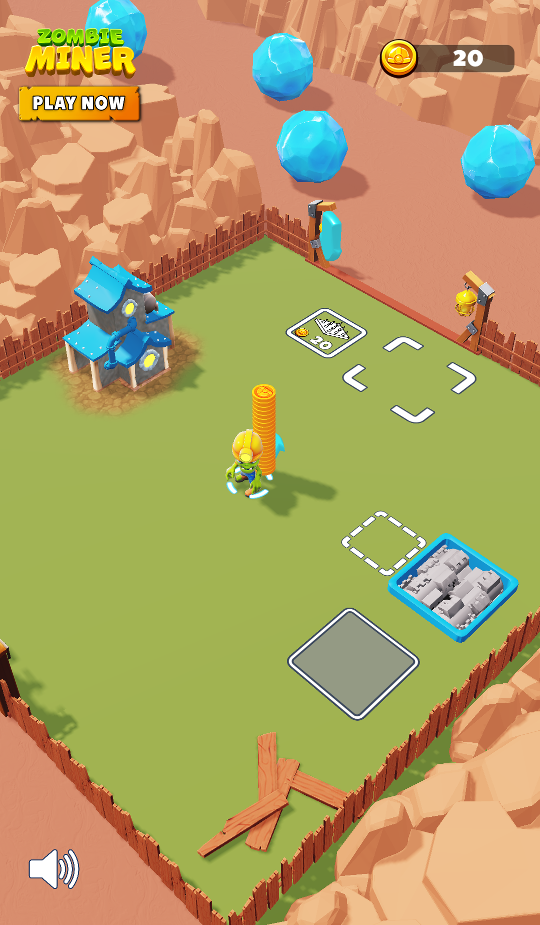 Idle Zombie Miner — Tiles Survive Adaptation — playable gameplay screenshot